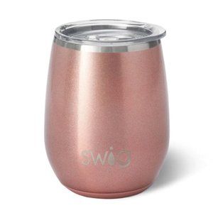 Swig Shimmer Rose Gold Stemless Wine Cup